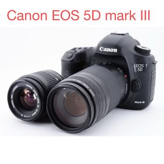 キヤノン(Canon)のWi-Fi/保証/Canon EOS 5D mark IIIダブルレンズセット(デジタル一眼)