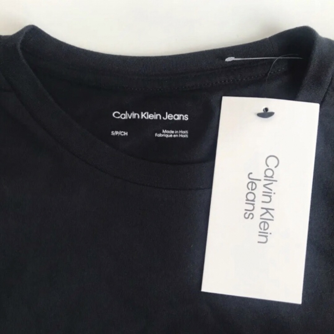 Calvin Klein(カルバンクライン)のレア 新品 USA カルバンクライン メンズ ロング Tシャツ 黒 S 下着 メンズのトップス(Tシャツ/カットソー(七分/長袖))の商品写真