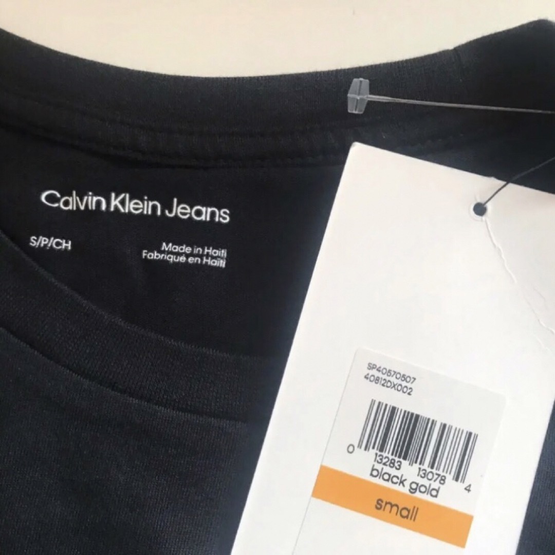 Calvin Klein(カルバンクライン)のレア 新品 USA カルバンクライン メンズ ロング Tシャツ 黒 S 下着 メンズのトップス(Tシャツ/カットソー(七分/長袖))の商品写真