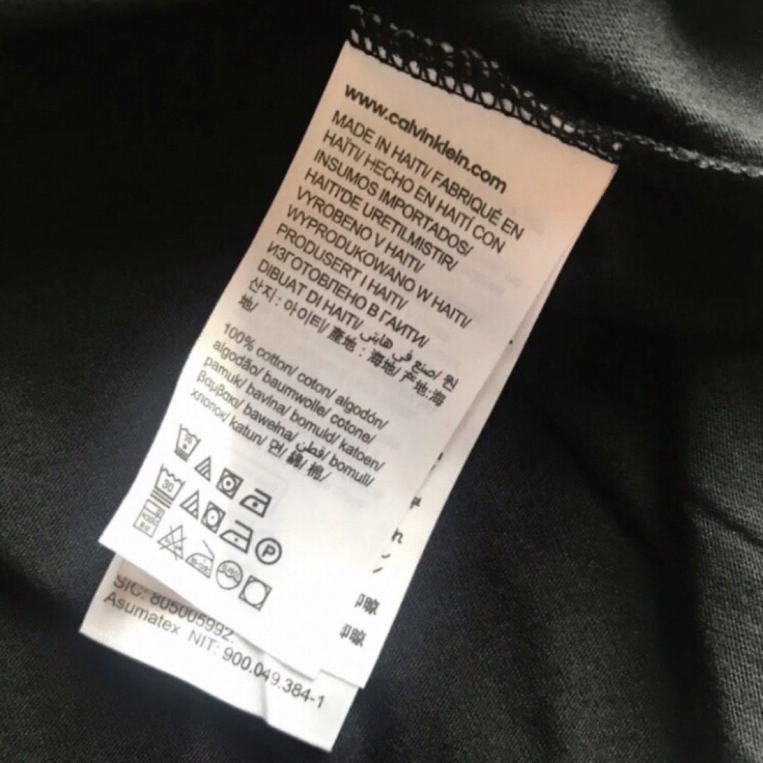 Calvin Klein(カルバンクライン)のレア 新品 USA カルバンクライン メンズ ロング Tシャツ 黒 S 下着 メンズのトップス(Tシャツ/カットソー(七分/長袖))の商品写真