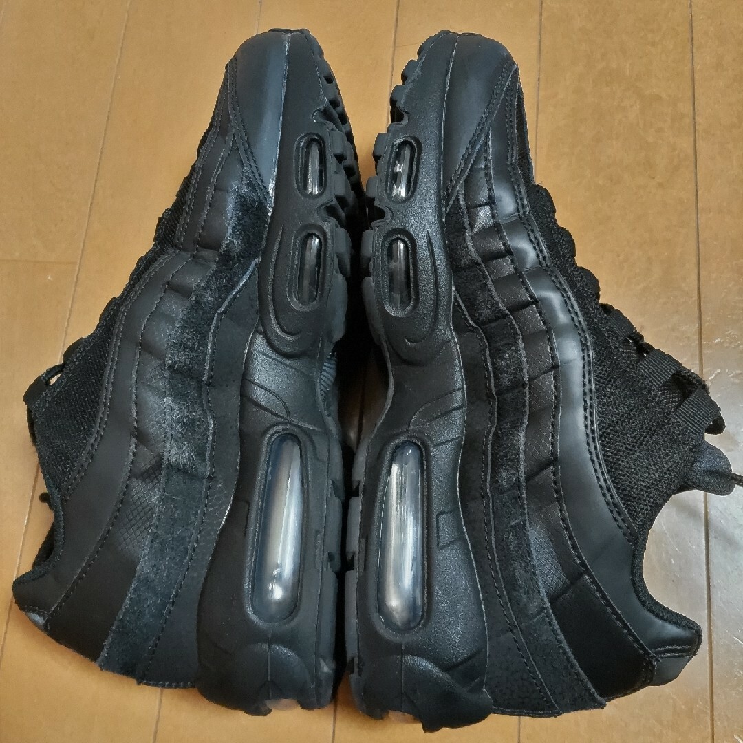 NIKE(ナイキ)のAIR MAX 95 BLACK/BLACK-DARK GREY 24.5cm メンズの靴/シューズ(スニーカー)の商品写真