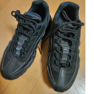 ナイキ(NIKE)のAIR MAX 95 BLACK/BLACK-DARK GREY 24.5cm(スニーカー)