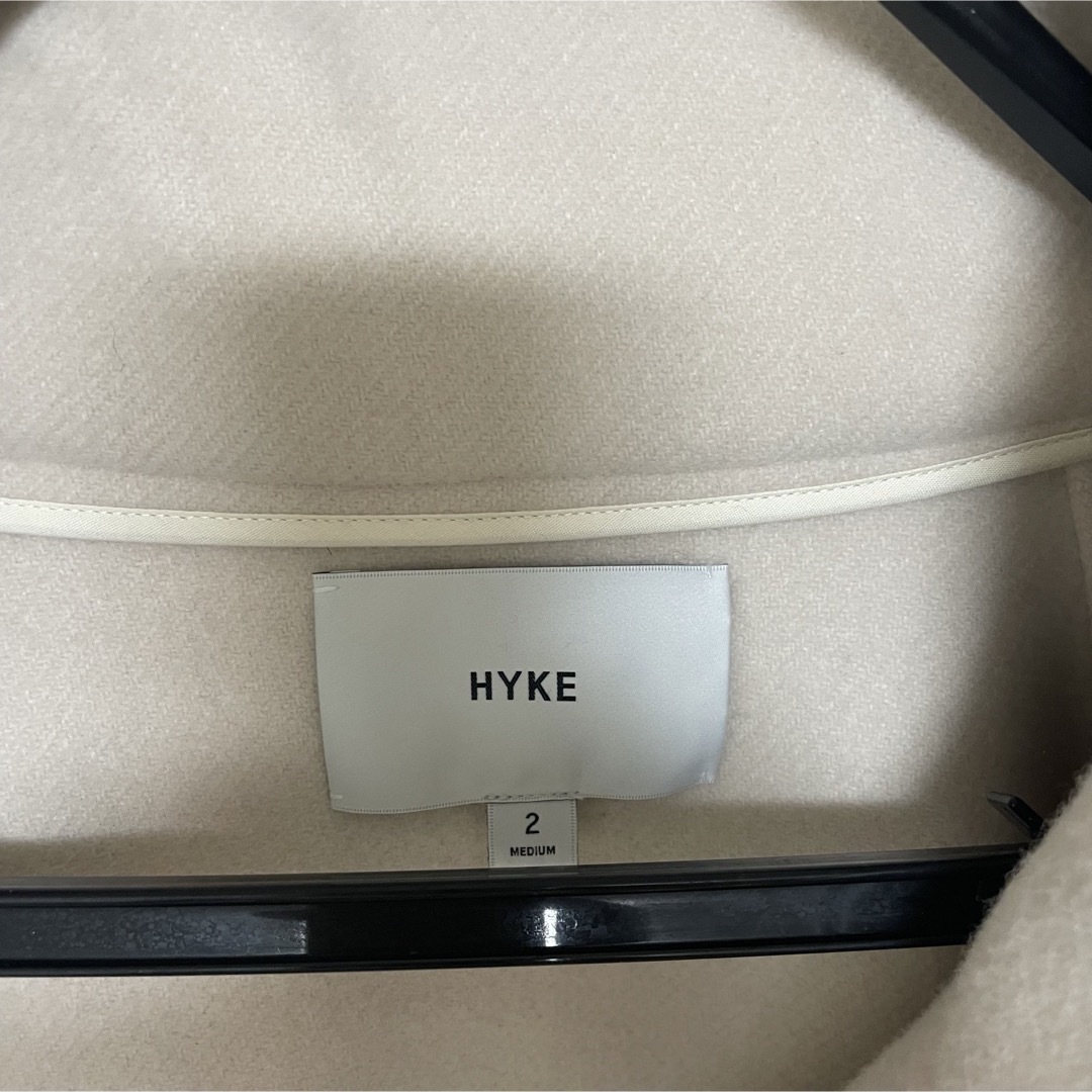 HYKE(ハイク)のHYKE ハイク ダッフル DOUBLE FACE DUFFLE JACKET レディースのジャケット/アウター(ダッフルコート)の商品写真