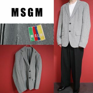 MSGM - 【オーバーサイズ】MSGM ギンガムチェック シアサッカー MSGM - 【オーバーサイズ】MSGM ギンガムチェック シアサッカー