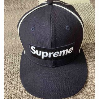 シュプリーム(Supreme)の17SS NEW ERA supreme ボックスロゴ パイピングキャップ(キャップ)