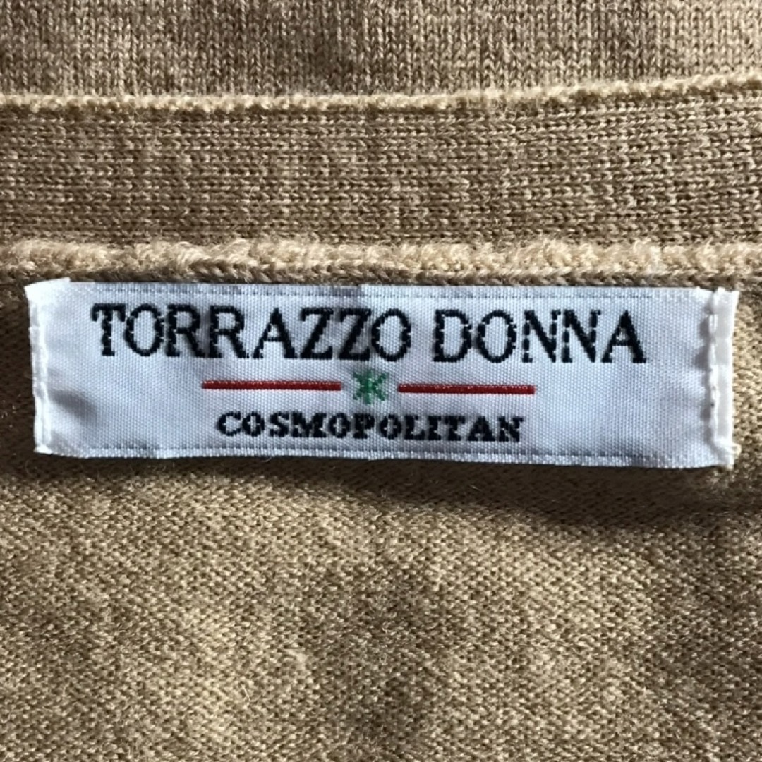 TORRAZZO DONNA(トラッゾドンナ)の★TORRAZZO DONNA/トラッゾドンナ★極美品★七分袖ニットソーM.9号 レディースのトップス(ニット/セーター)の商品写真