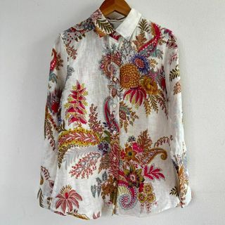 【美品】 ETRO ブラウス シルク100% 総柄 長袖 大きいサイズ出品中の厳選商品はこちらに