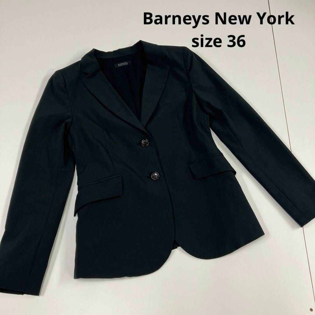 BARNEYS NEW YORK(バーニーズニューヨーク)のバーニーズニューヨーク　テーラードジャケット　2B ショート丈　古着 レディースのジャケット/アウター(テーラードジャケット)の商品写真