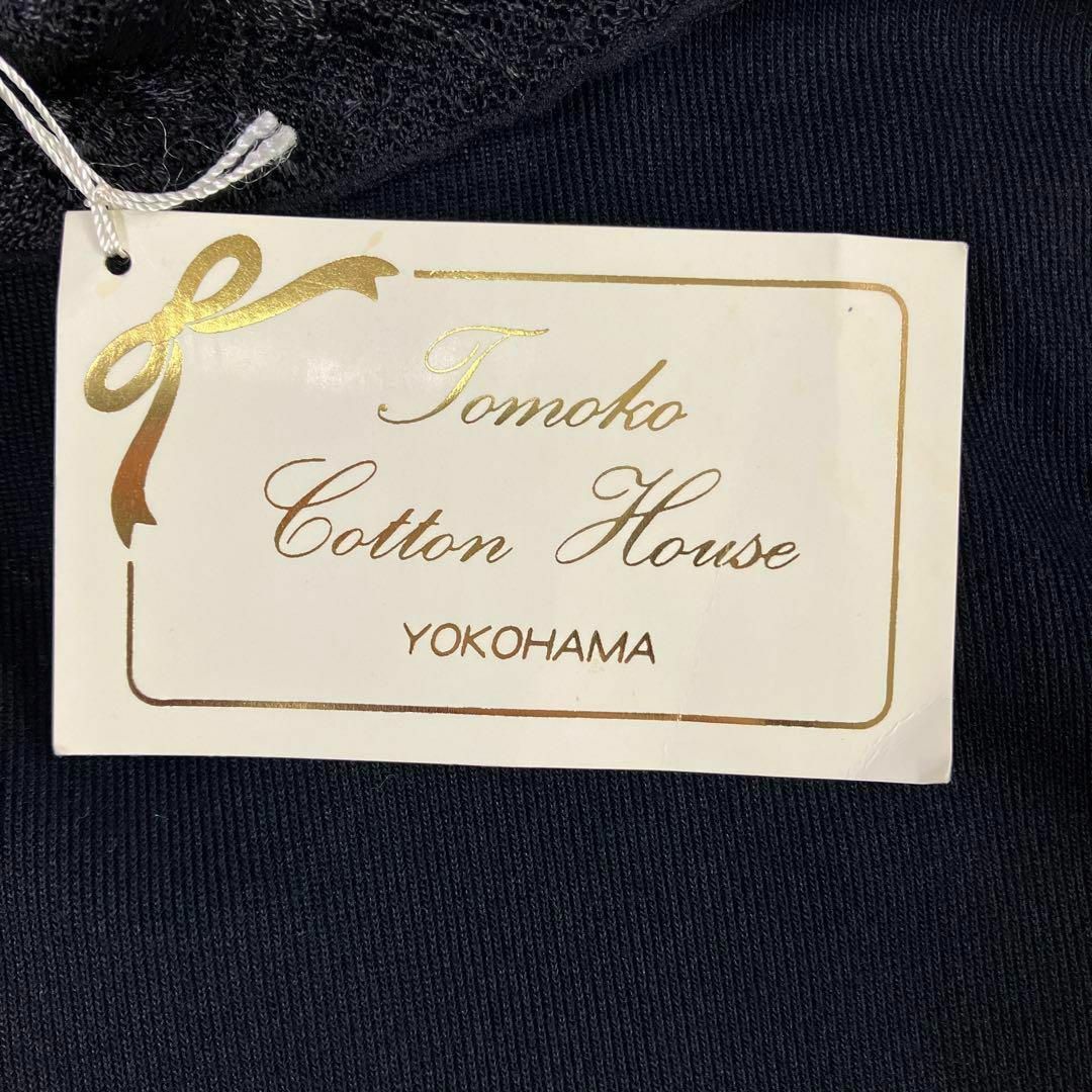 tomoko cotton house レース　ニット　シャツ　半袖　古着女子 レディースのトップス(シャツ/ブラウス(半袖/袖なし))の商品写真