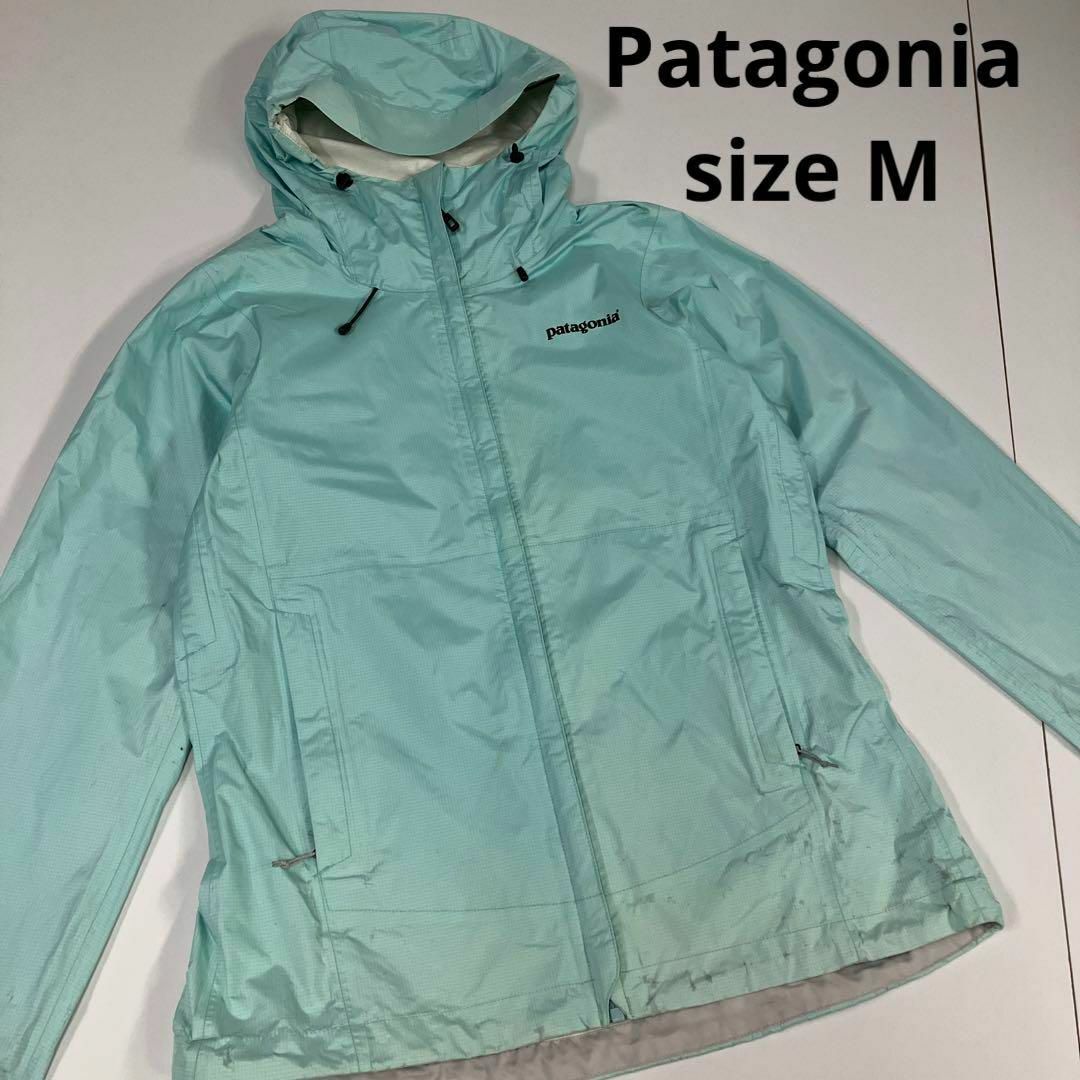 patagonia(パタゴニア)のPatagonia パタゴニア　ナイロンジャケット　古着女子　フェード　ボロボロ レディースのジャケット/アウター(ブルゾン)の商品写真