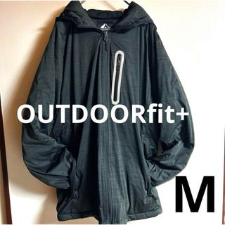 アウトドア(OUTDOOR)の【アウトドアフィット】美品 Mサイズ 中綿 ジャケット 黒 アウトドア スポーツ(ダウンジャケット)