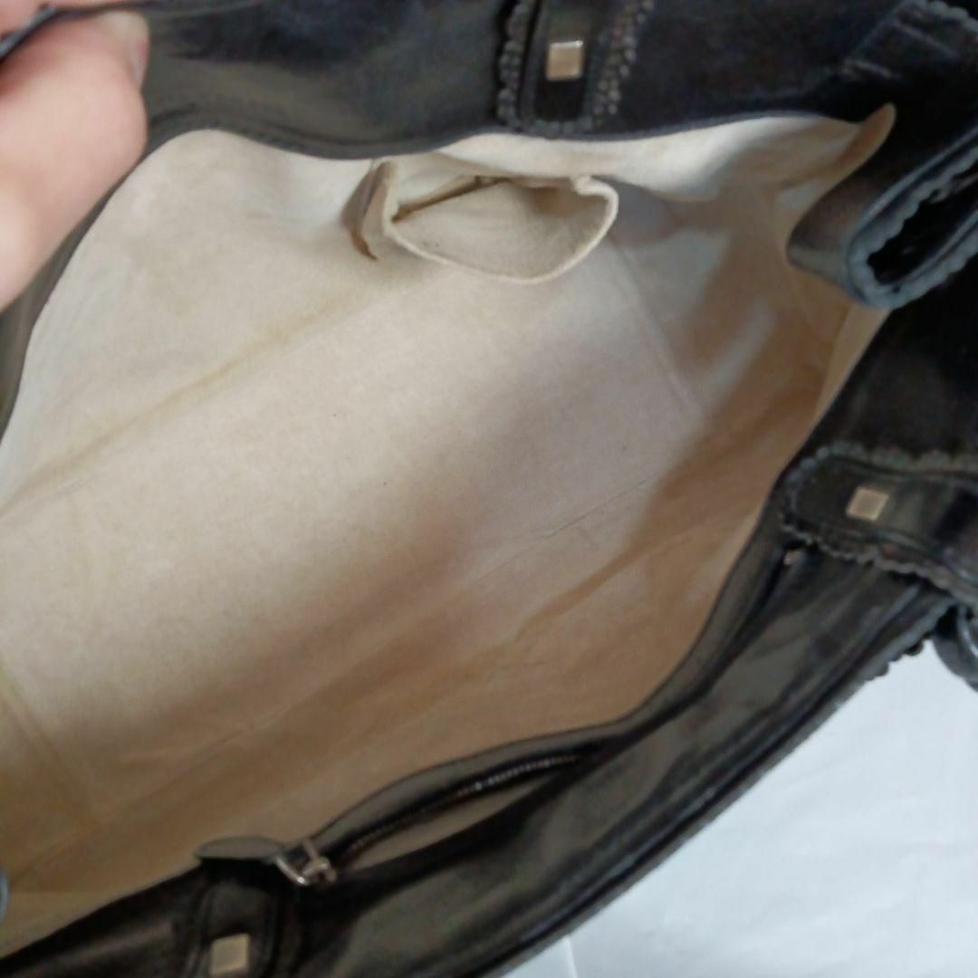 Bottega Veneta(ボッテガヴェネタ)の美品　ボッテガヴェネタ　激レア　トートバッグ　イントレチャート　大容量　黒系 メンズのバッグ(トートバッグ)の商品写真