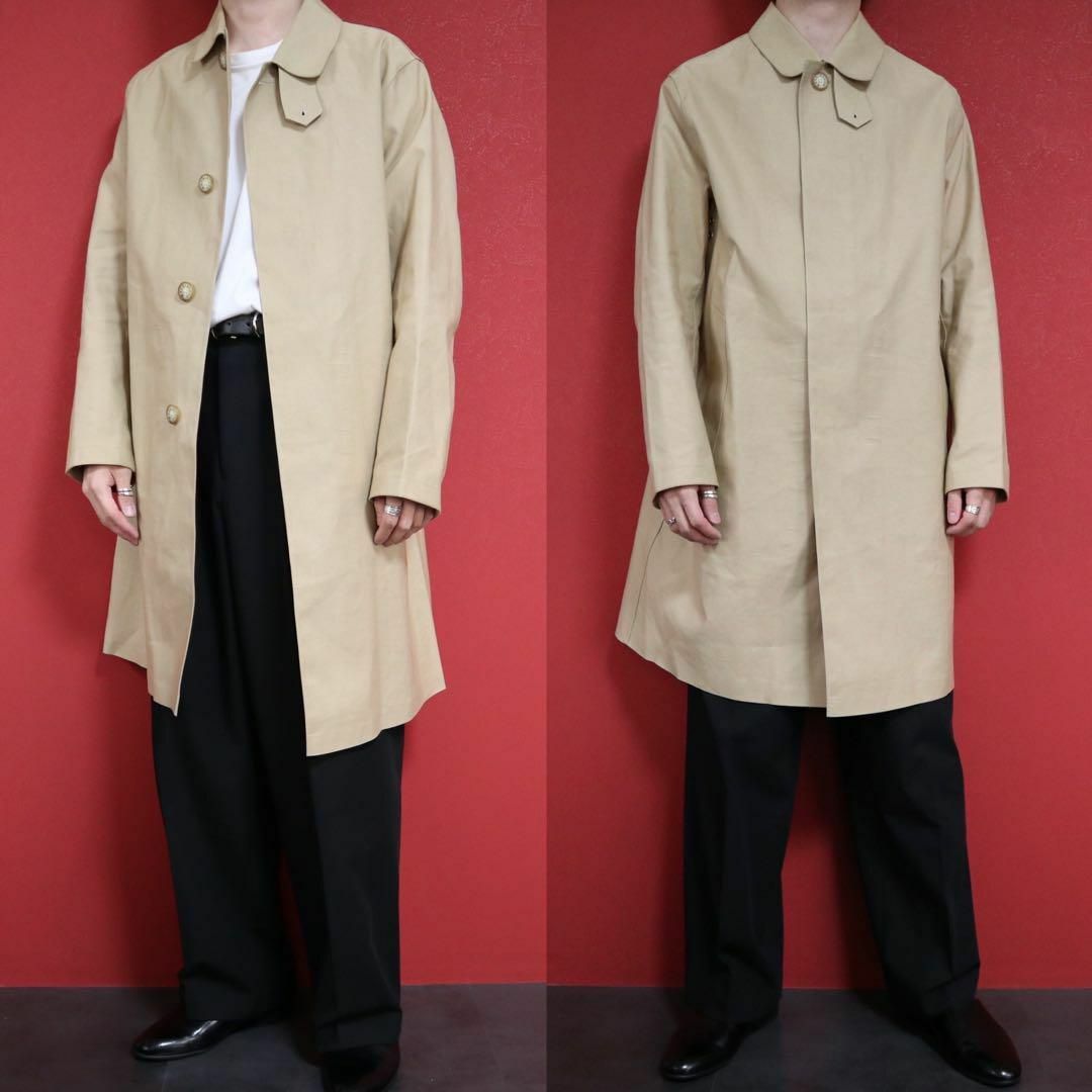 MACKINTOSH(マッキントッシュ)のMACKINTOSH マッキントッシュ ゴム引き ベージュ ステンカラーコート メンズのジャケット/アウター(ステンカラーコート)の商品写真