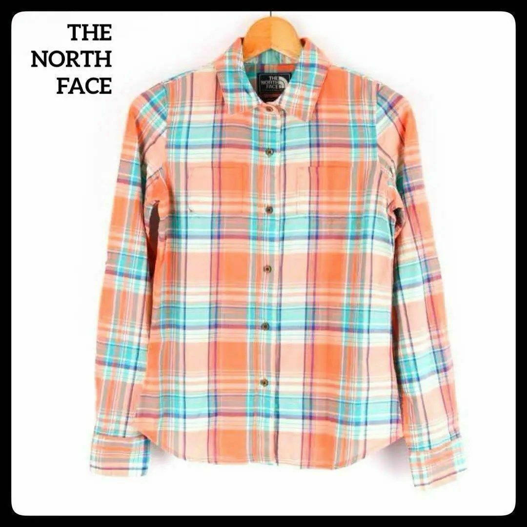 THE NORTH FACE(ザノースフェイス)のTHE NORTH FACE ノースフェイス 長袖シャツ チェック アウトドア レディースのトップス(シャツ/ブラウス(長袖/七分))の商品写真