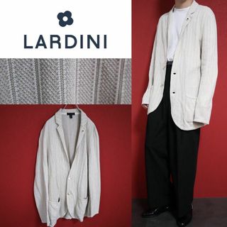 ラルディーニ(LARDINI)の【極希少】LARDINI フラワー ブートニエール シースルー テーラードJKT(テーラードジャケット)