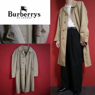 バーバリー(BURBERRY)のBurberrys 90s ノバチェック柄 ライナー ロングステンカラーコート(ステンカラーコート)