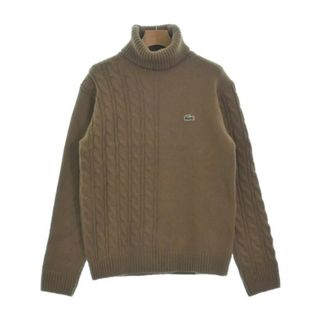 ラコステ(LACOSTE)のLACOSTE ラコステ ニット・セーター 2(S位) 茶 【古着】【中古】(ニット/セーター)