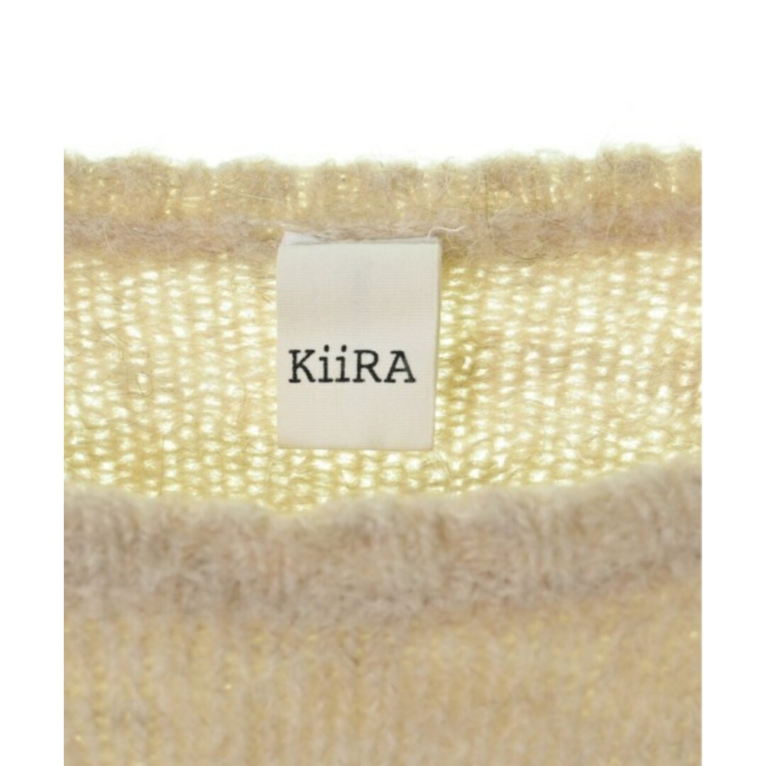 KiiRA(キーラ)のKiiRA キーラ ニット・セーター F ベージュ 【古着】【中古】 レディースのトップス(ニット/セーター)の商品写真