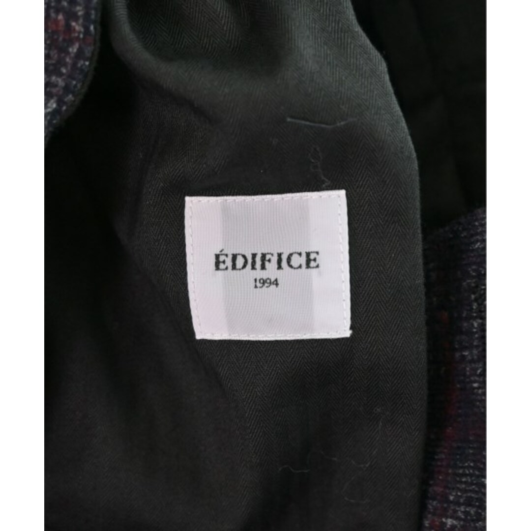 EDIFICE(エディフィス)のEDIFICE エディフィス パンツ（その他） L グレーx赤x紫(チェック) 【古着】【中古】 メンズのパンツ(その他)の商品写真