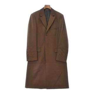 状態使用感は薄く綺麗で清潔です正規品 13aw Dior homme 100%カシミヤ コート 黒×グレー