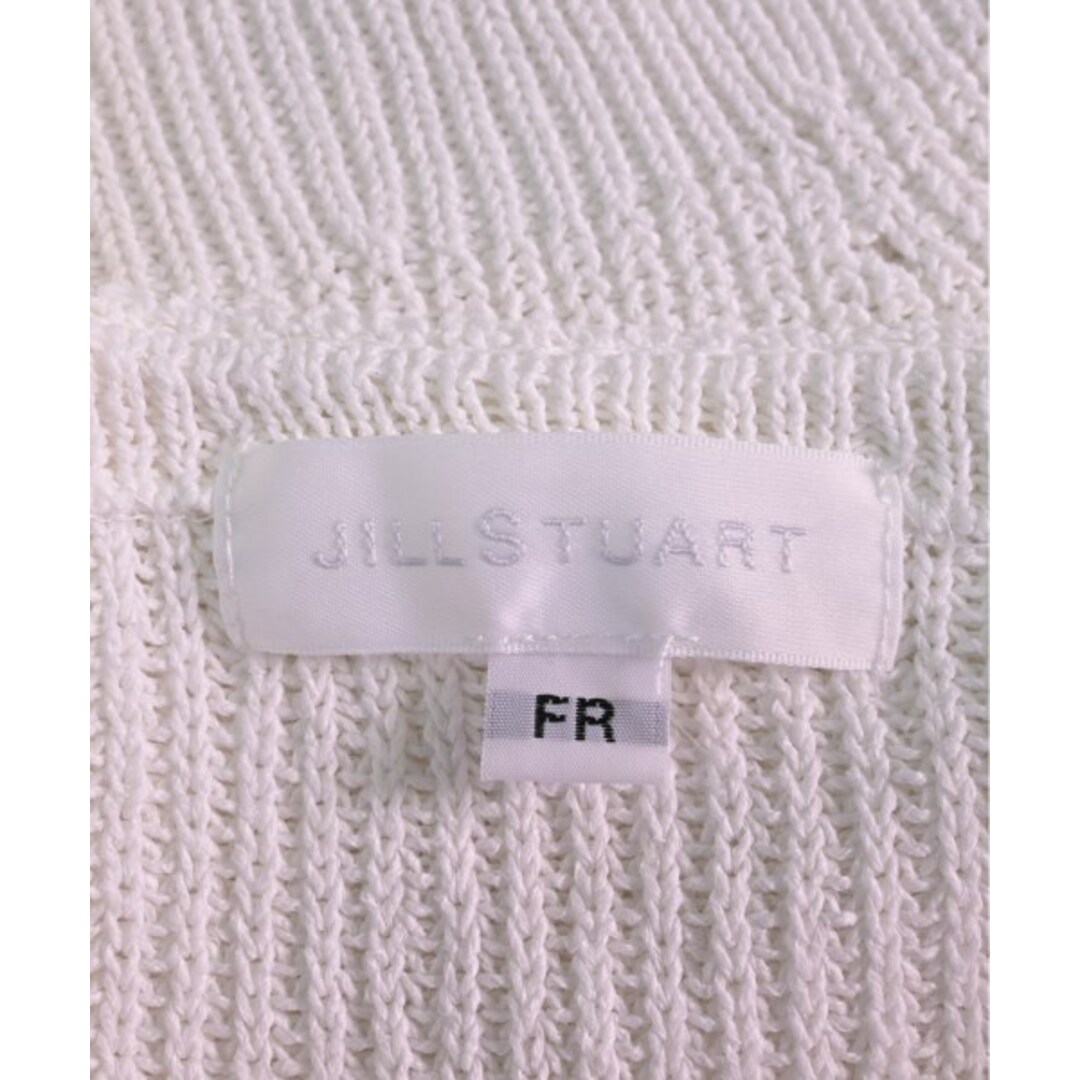 JILLSTUART(ジルスチュアート)のJILLSTUART ジルスチュアート ニット・セーター F 白 【古着】【中古】 レディースのトップス(ニット/セーター)の商品写真