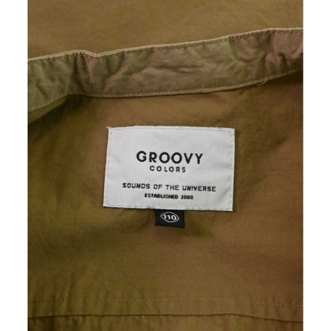 Groovy Colors(グルービーカラーズ)のGROOVY COLORS グルーヴィーカラーズ シャツ 110 ベージュ系 【古着】【中古】 キッズ/ベビー/マタニティのキッズ服女の子用(90cm~)(ブラウス)の商品写真