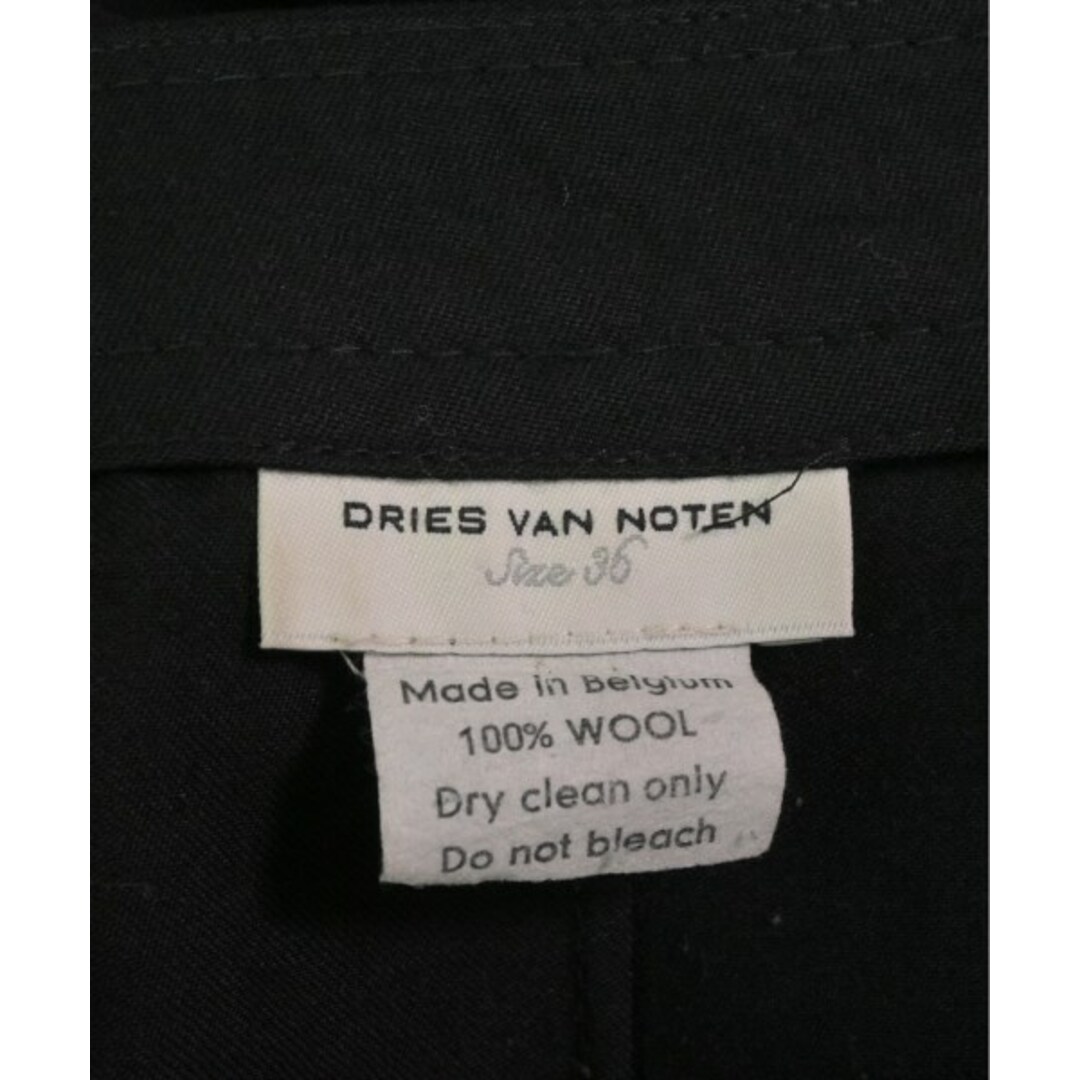 DRIES VAN NOTEN(ドリスヴァンノッテン)のDRIES VAN NOTEN パンツ（その他） 36(XS位) 黒 【古着】【中古】 レディースのパンツ(その他)の商品写真