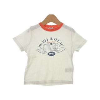 プチバトー(PETIT BATEAU)のPETIT BATEAU Tシャツ・カットソー 4ans/104cm 白系 【古着】【中古】(Tシャツ/カットソー)