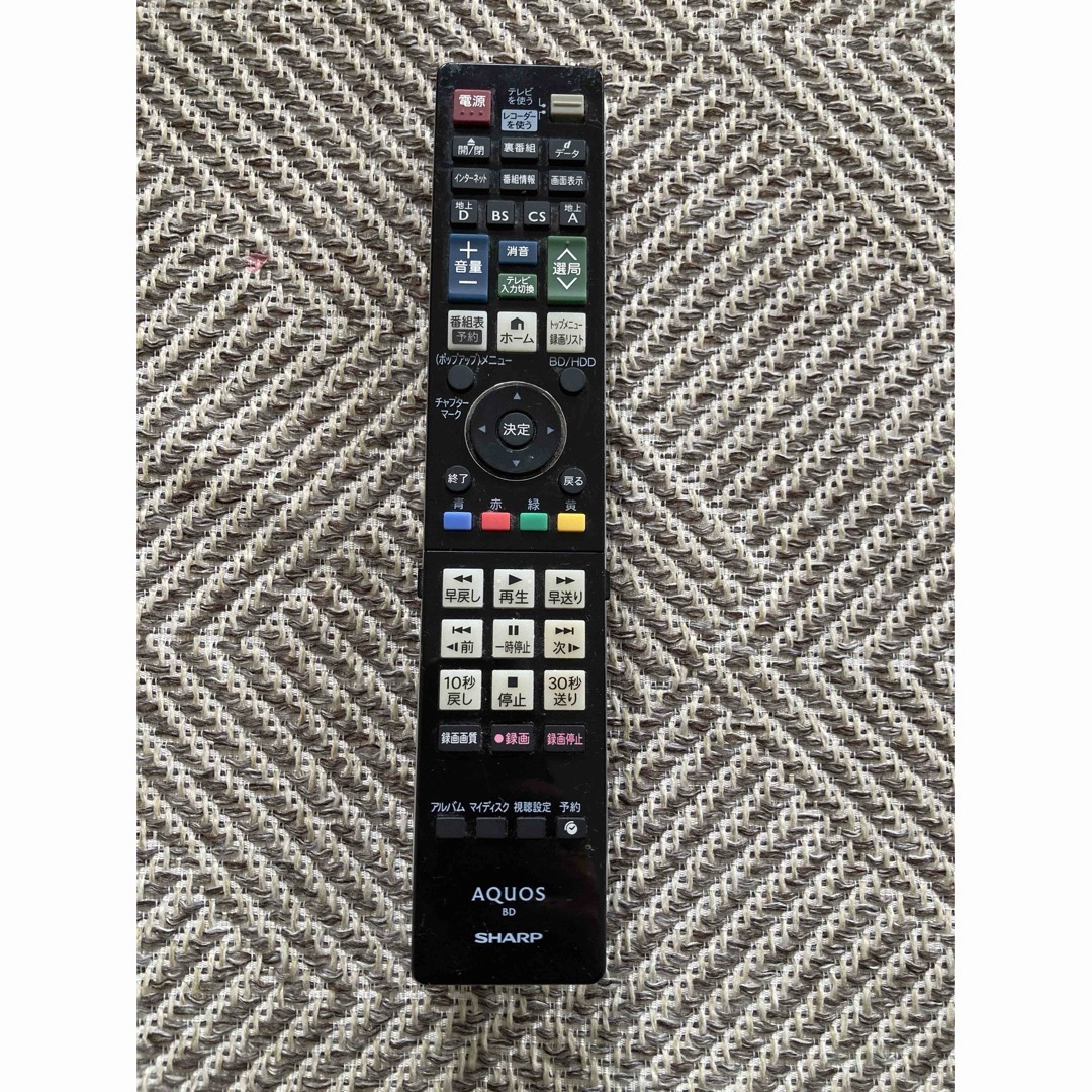 SHARP - シャープ AQUOS BDレコーダーテレビリモコンGA908PAの通販 by