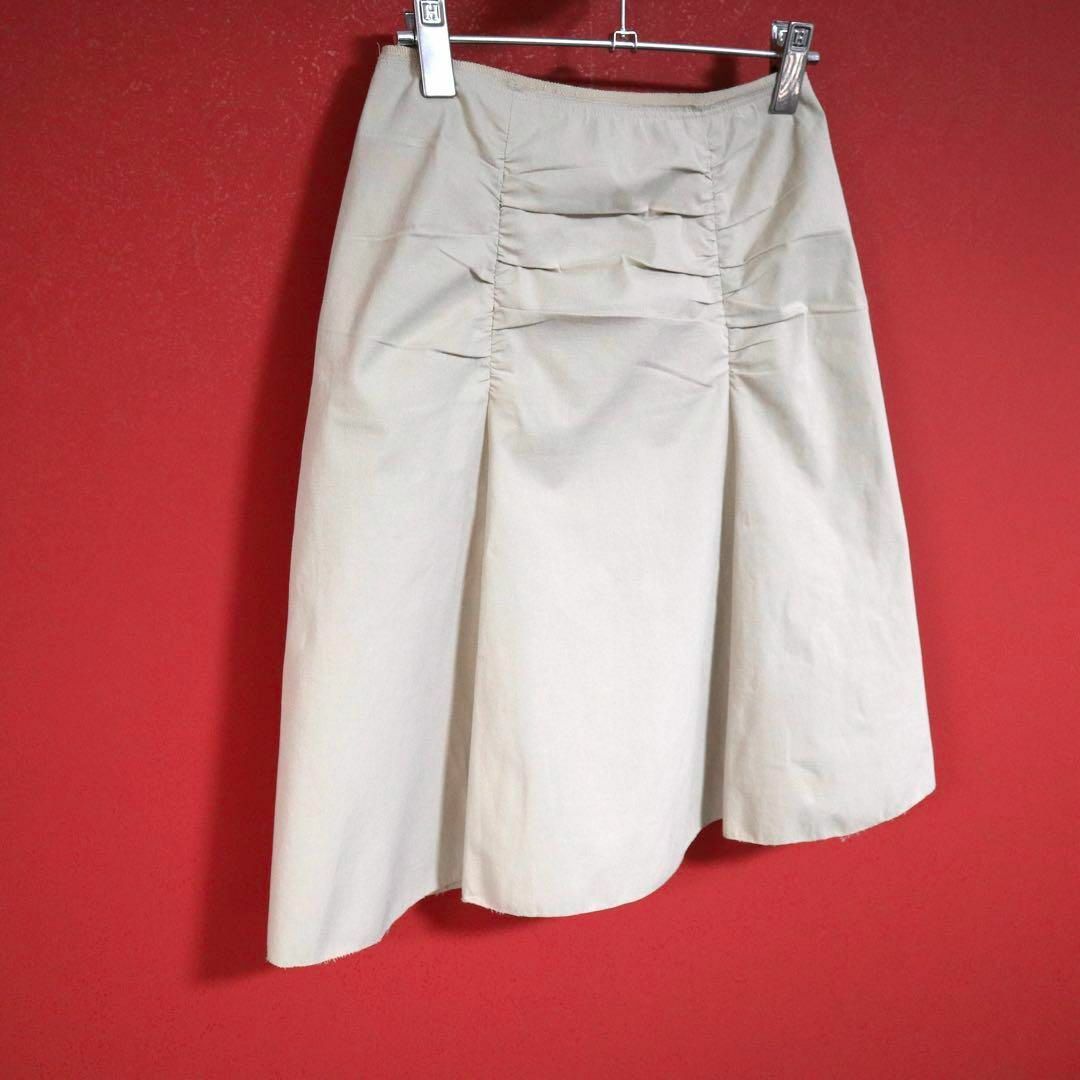 【極希少】PRADA プラダ 折り返し カットオフ デザイン スカート