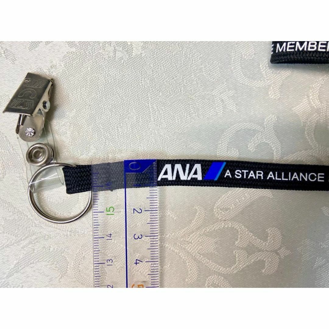 ANA ネックストラップ ブラック スターアライアンス メンバー ANA ネックストラップ ブラック スターアライアンス メンバー