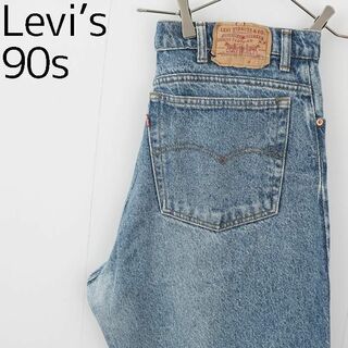リーバイス(Levi's)のW38相当 Levi's リーバイス ダークブルーデニム 90s USA製 青(デニム/ジーンズ)