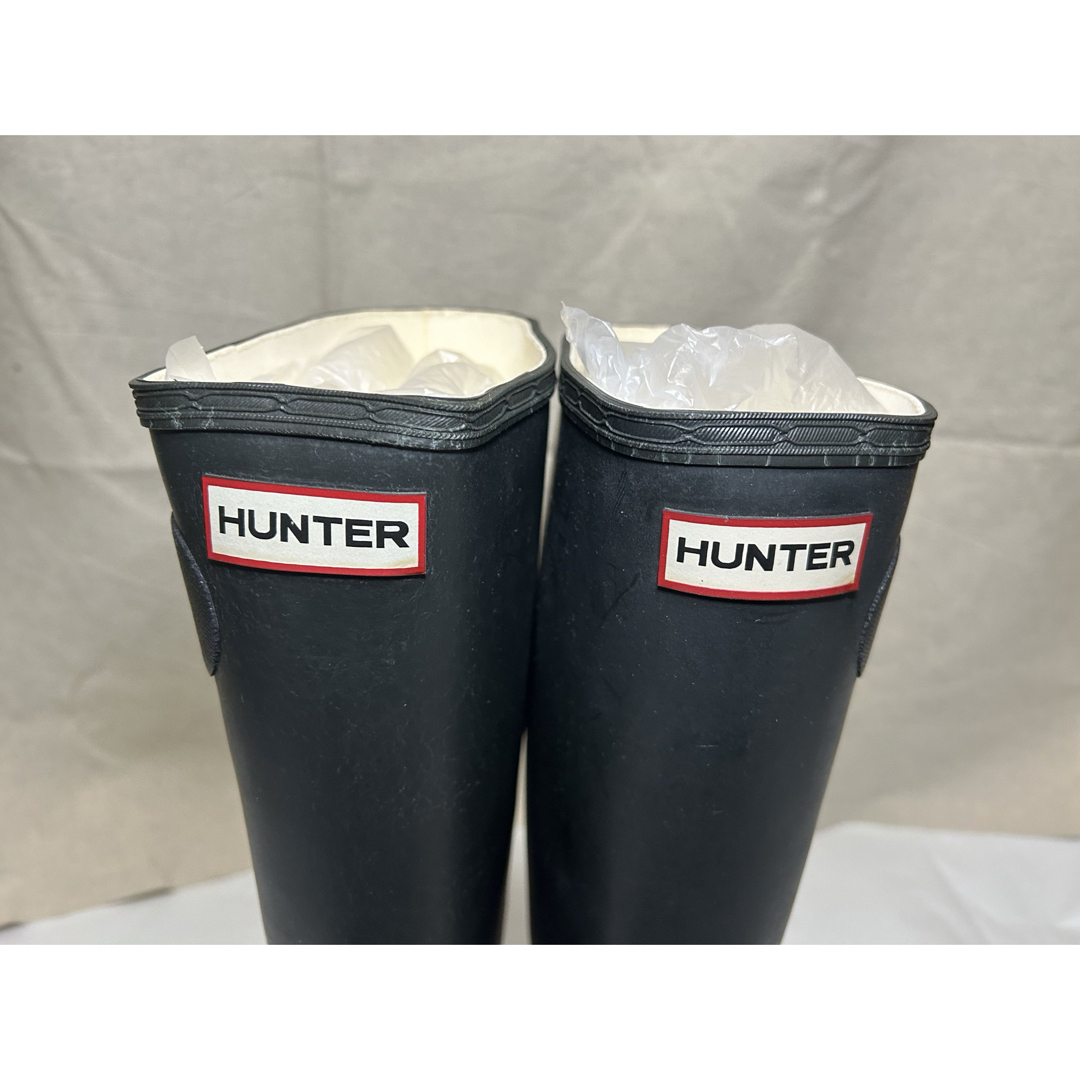 HUNTER(ハンター)の未使用　Hunter レインブーツ　Navy W23499 レディースの靴/シューズ(レインブーツ/長靴)の商品写真