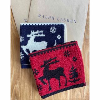 ラルフローレン(Ralph Lauren)のラルフローレン　タオルハンカチ　新品　2枚　ギフト(ハンカチ)