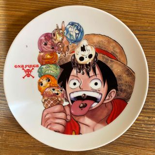 ワンピース(ONE PIECE)のルフィ　皿　日本製(食器)