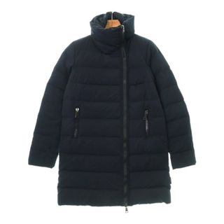 モンクレール(MONCLER)のMONCLER モンクレール ダウンコート 0(XS位) 紺 【古着】【中古】(ダウンコート)