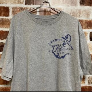 古着 US【AMERICAN LIVING】　ロゴTシャツ　アメカジ　オシャレ(Tシャツ/カットソー(半袖/袖なし))