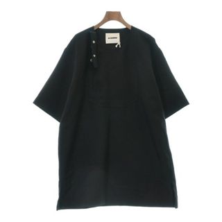 ジルサンダー(Jil Sander)のJIL SANDER ジルサンダー カジュアルシャツ 46(M位) 黒 【古着】【中古】(シャツ)