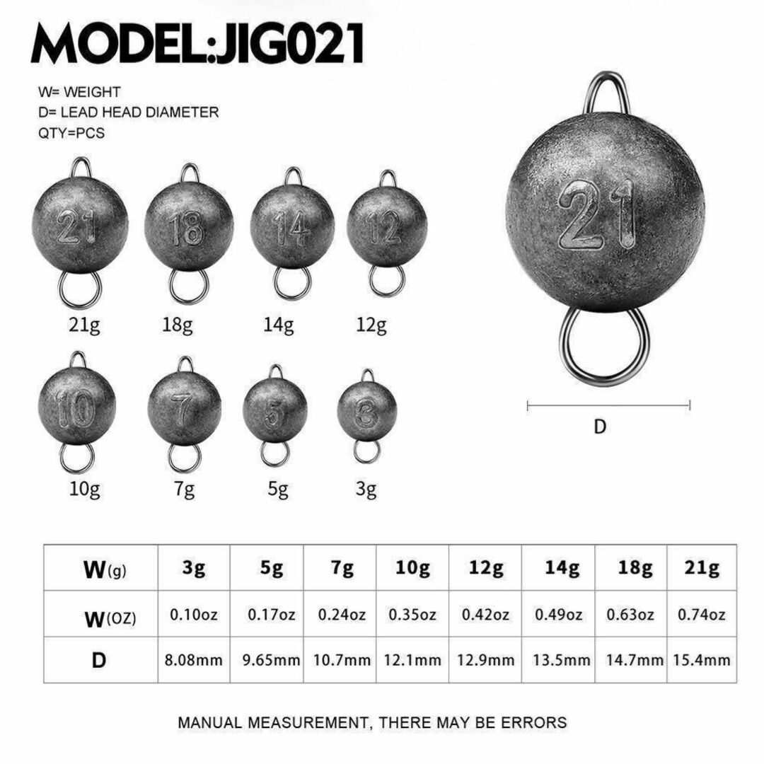 ジョイント シンカー ジグヘッド 14g 5個 スポーツ/アウトドアのフィッシング(ルアー用品)の商品写真