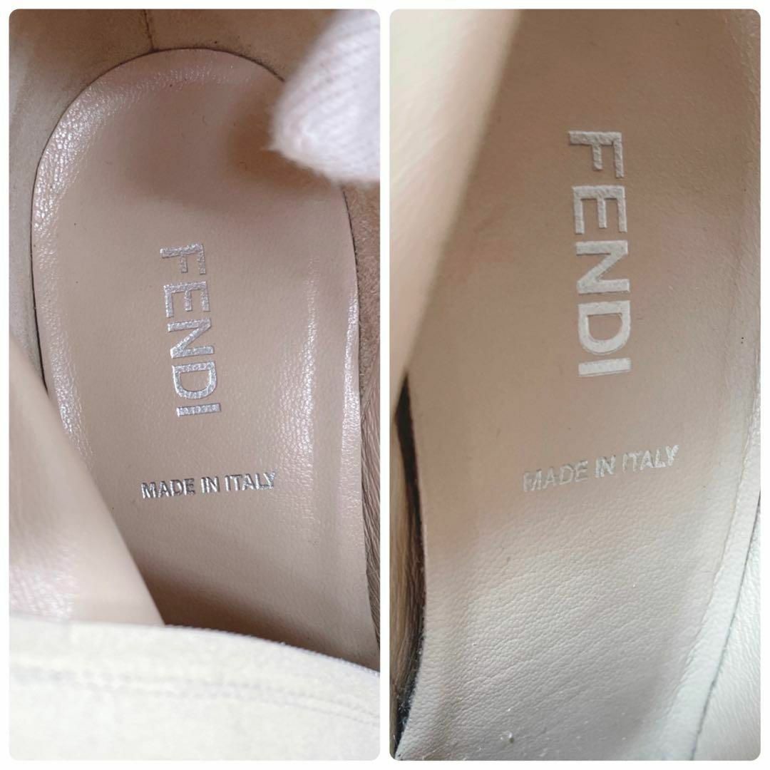 FENDI(フェンディ)のFENDI フェンディ ロングブーツ スエード シップアップ 23.5cm レディースの靴/シューズ(ブーツ)の商品写真