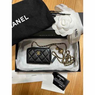 CHANEL - CHANEL 17番台 カメリア 2つ折り長財布□12ho071795492の通販