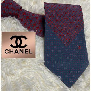 CHANEL - 世界最高峰 美品 CHANEL CC ネクタイの通販 by BORU