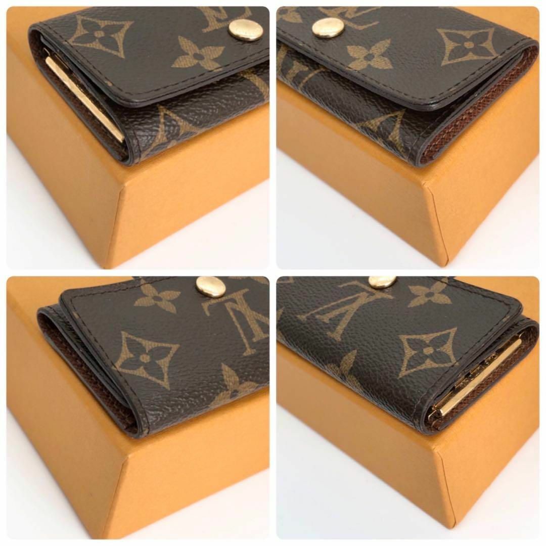 LOUIS VUITTON(ルイヴィトン)の【極美品】ルイヴィトン 62631 ミュルティクレ4 モノグラム キーケース 茶 メンズのファッション小物(キーケース)の商品写真