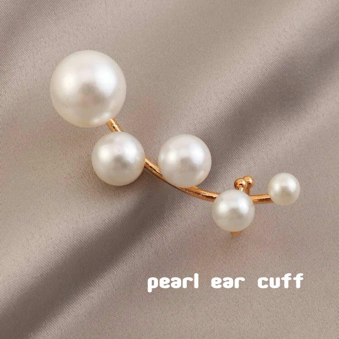 pearl pierce cuff レディースのアクセサリー(ピアス)の商品写真