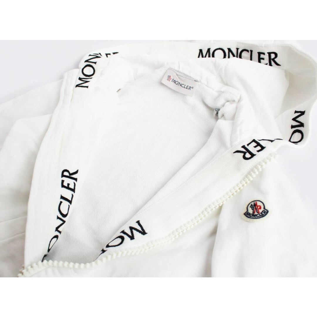 MONCLER(モンクレール)の【春物 新入荷!】[モンクレール/Moncler]140cm パーカー 白×黒【中古】子供服 キッズ kids ジュニア 男の子 女の子 春秋 tops 602042 キッズ/ベビー/マタニティのベビー服(~85cm)(その他)の商品写真