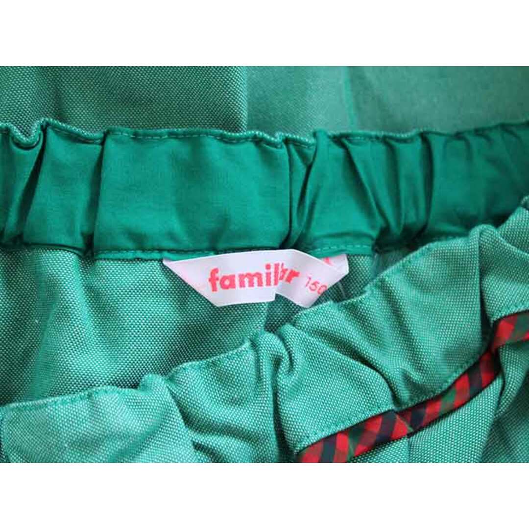 familiar(ファミリア)の†ファミリア/familiar†150cm スカート 緑【中古】子供服 キッズ kids ジュニア 女の子 春夏秋冬 409032 bottoms キッズ/ベビー/マタニティのキッズ服女の子用(90cm~)(スカート)の商品写真