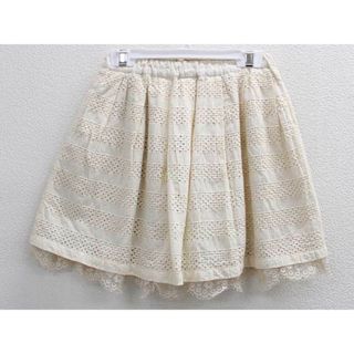 ファミリア(familiar)の▽ファミリア/familiar▽120cm スカート 薄ベージュ【中古】子供服 キッズ kids 女の子 春夏 217032 bottoms(スカート)