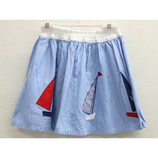 ファミリア(familiar)の▽ファミリア/familiar▽120cm スカート ブルー【中古】子供服 キッズ kids 女の子 春夏 217032 bottoms(スカート)