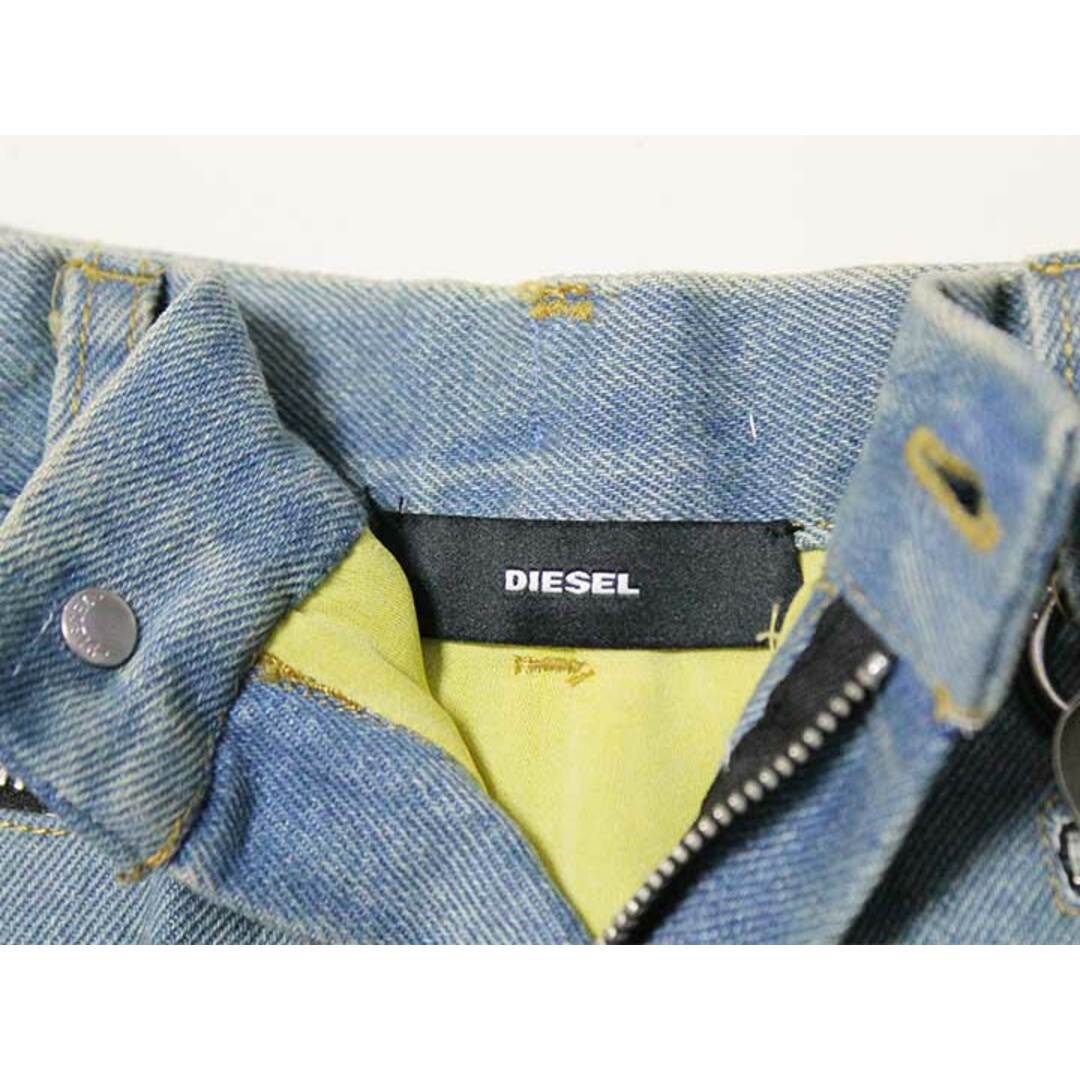 DIESEL(ディーゼル)の‡ディーゼルキッズ/DIESEL kids‡130cm スカート ブルー×黒 '20年製【中古】子供服 キッズ kids 女の子 春夏 814032 bottoms キッズ/ベビー/マタニティのキッズ服女の子用(90cm~)(スカート)の商品写真