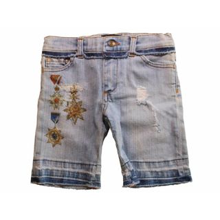 ドルチェアンドガッバーナ(DOLCE&GABBANA)の[ドルチェ＆ガッパーナ ジュニア/D＆G Junior]97cm ハーフパンツ/ショートパンツ/半ズボン/短パン インディゴブルー【中古】子供服 キッズ kids 男の子 春夏 304032 bottoms(パンツ/スパッツ)